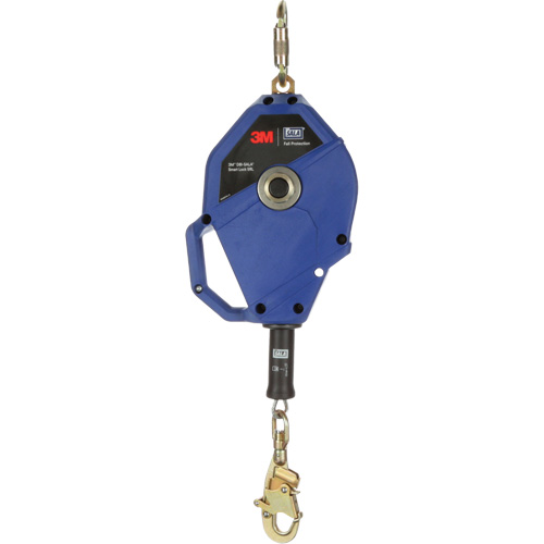 Smart Lock Self-Retracting Lifeline, 50', Galvanized Steel, Swivel Superchem Industries