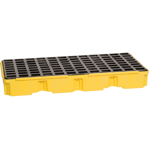 Modular Spill Platform, 30 US gal. Spill Capacity, 51.5" x 26.25" x 6.5" Superchem Industries
