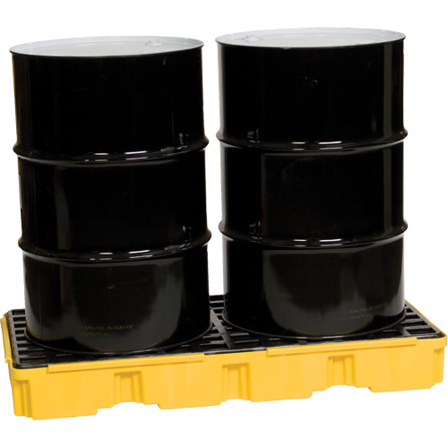 Modular Spill Platform, 30 US gal. Spill Capacity, 51.5" x 26.25" x 6.5" Superchem Industries