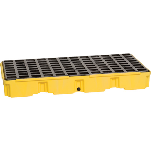 Modular Spill Platform, 30 US gal. Spill Capacity, 51.5" x 26.25" x 6.5" Superchem Industries