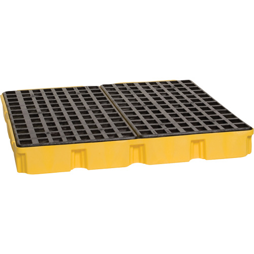 Modular Spill Platform, 60.5 US gal. Spill Capacity, 51.5" x 51.5" x 6.5" Superchem Industries
