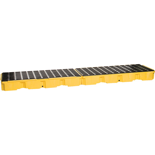 Plateforme de d&eacute;versement modulaire, Capacit&eacute; de d&eacute;versement 60,5 gal. US, 26,5" x 103,5" x 6,5" Superchem Industries