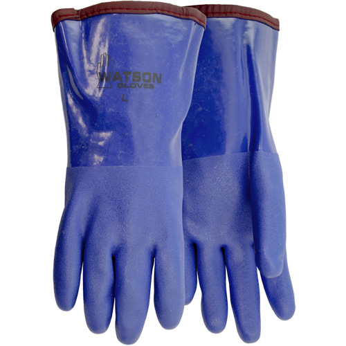Gants r&eacute;sistant au givre, Taille T-Grand, 12" lo, PVC, Doublure en Molleton/Acrylique, Gant de calibre hiver Superchem Industries