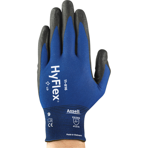 Gants HyFlex 11-816, 6, R&ecirc;vetement Mousse de nitrile, Calibre 18, Enveloppe en Nylon/Spand Superchem Industries