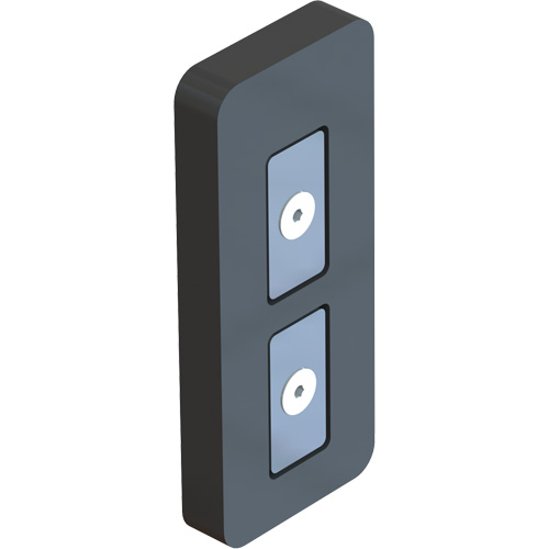 Embout magn&eacute;tique pour ruban/banni&egrave;re PLUS, Noir Superchem Industries