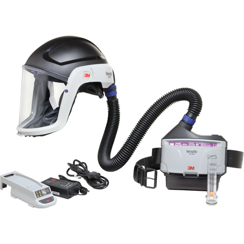 Versaflo Heavy Industry PAPR Kit, Headcover & Faceshield, Lithium-Ion Battery Superchem Industries