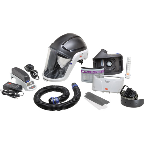 Versaflo Heavy Industry PAPR Kit, Headcover & Faceshield, Lithium-Ion Battery Superchem Industries