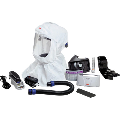 Versaflo Easy Clean PAPR Kit, Loose Fitting Hood & Faceshield, Lithium-Ion Battery Superchem Industries