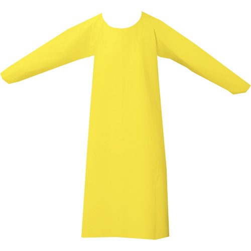 CoverMe Gown, One Size, Yellow, Polyurethane Superchem Industries