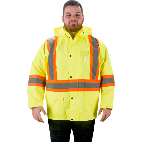 Imperm&eacute;able RZ1000, Polyester, Petit, Jaune lime haute visibilit&eacute; Superchem Industries