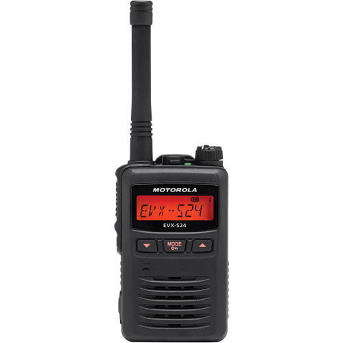 EVX-S24 Series Portable Radio, UHF Radio Band, 256 Channels, 200 000 sq. ft. Range Superchem Industries