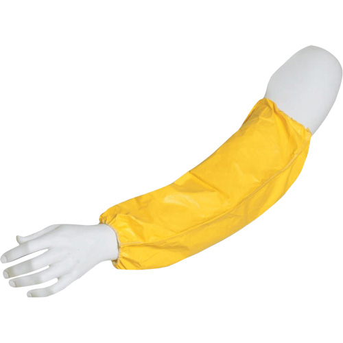 Disposable Sleeves, 18" long, Tychem&reg; 2000, Yellow Superchem Industries