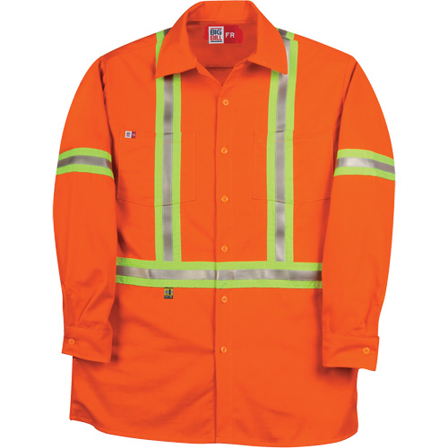 Chemise de travail industrielle Westex UltraSoft, Petit, Orange Superchem Industries