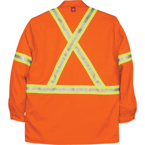 Chemise de travail industrielle Westex UltraSoft, Petit, Orange Superchem Industries