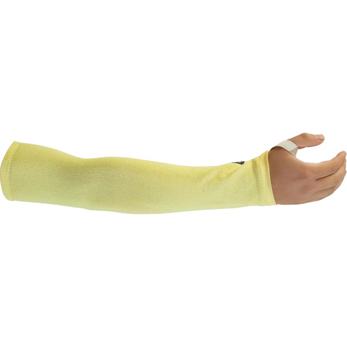 Manches r&eacute;sistant &agrave; la coupure, Kevlar, 14", ASTM ANSI niveau A4, Jaune Superchem Industries
