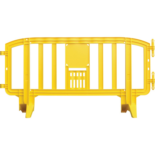 Movit Barricade, Interlocking, 78" L x 39" H, Yellow Superchem Industries