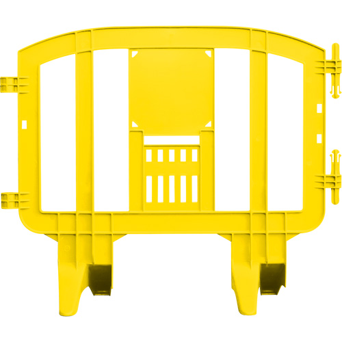 Minit Barricade, Interlocking, 49" L x 39" H, Yellow Superchem Industries