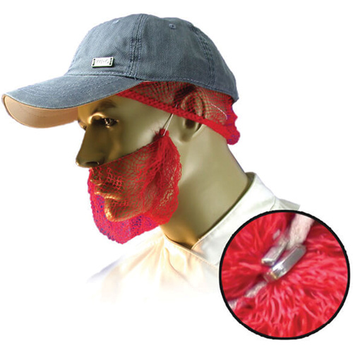Filets &agrave; barbe jetables, Polypropyl&egrave;ne, Rouge Superchem Industries