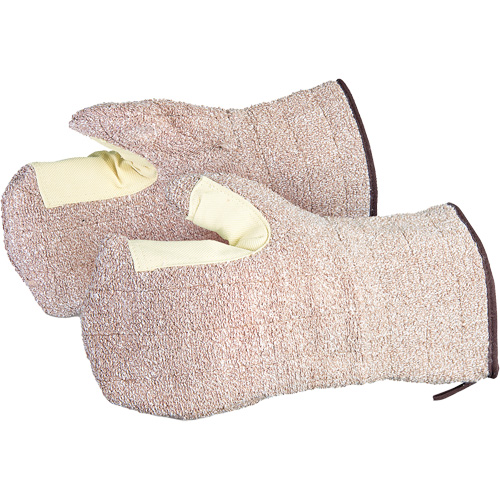 Mitaines de four CoolGrip, Tissu &eacute;ponge, Grand, Prot&egrave;ge jusqu'&agrave; 446° F (230° C) Superchem Industries
