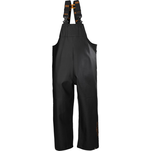 Pantalons &agrave; bavette imperm&eacute;ables Gale, T-Grand, Polyester, Noir Superchem Industries
