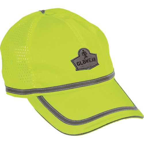 Casquette de baseball haute visibilit&eacute; GloWear 8930, Jaune lime haute visibilit&eacute;, Polyester Superchem Industries