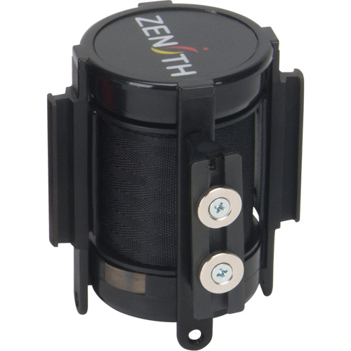 Cassette de ruban magn&eacute;tique pour barri&egrave;re de contr&ocirc;le des foules personnalis&eacute;e, 7', Ruban Noir Superchem Industries
