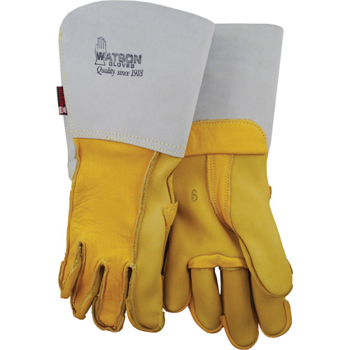 Welding Gloves, Grain Cowhide, Size 8 Superchem Industries