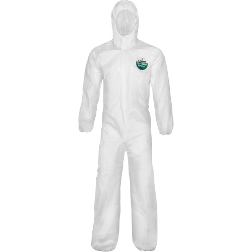 MicroMax&reg; NS Cool Suit Coveralls, Small, White, Microporous/Polypropylene Superchem Industries