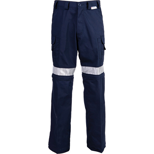 High Visibility Pants, Poly-Cotton, 34, Navy Blue Superchem Industries