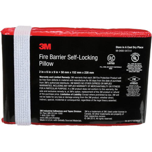 Fire Barrier Self-Locking Pillow Superchem Industries
