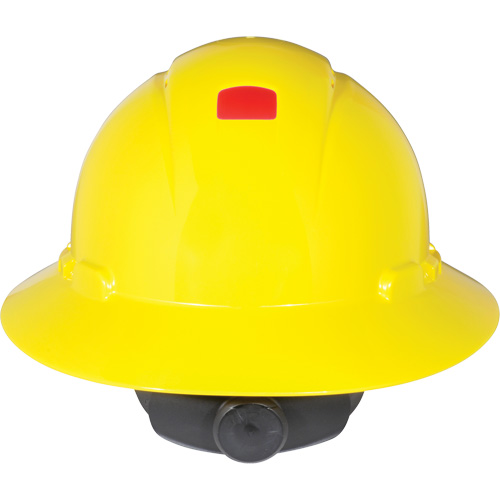 Full Brim Hardhat with Uvicator Sensor, Ratchet Suspension Superchem Industries