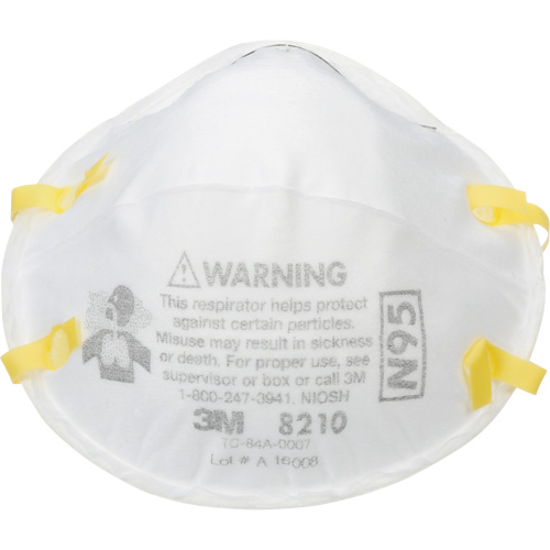 Respirateur contre les particules, N95, Certifi&eacute; NIOSH Superchem Industries