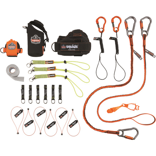 Trousse de longes de fixation d'outils pour vitrier 3185 Squids Superchem Industries