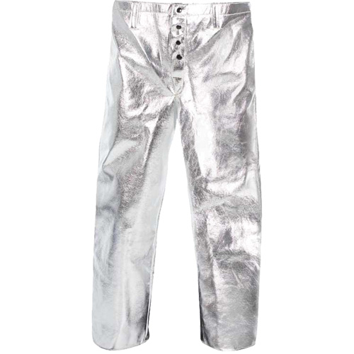 Heat Resistant Pants with Fly, 28, Aluminized Kevlar&reg; Superchem Industries