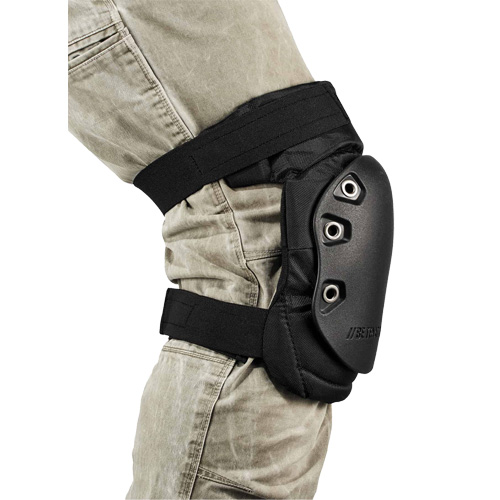 ProFlex&reg; 435HL Comfort Hinged Hard Cap Knee Pads, Hook and Loop Style, Rubber Caps, Foam/Gel Pads Superchem Industries