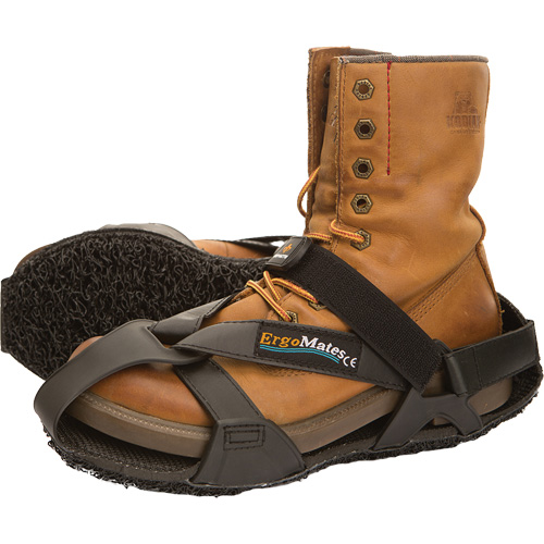 Ergomates Anti-Fatigue Overshoes, PVC, Hook and Loop Closure, Fits Men's 6 - 7/Women's 7 - 8 Superchem Industries