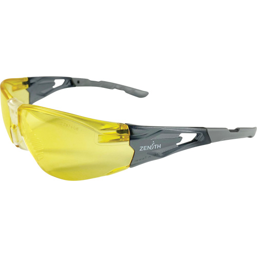 Lunettes de s&eacute;curit&eacute; s&eacute;rie Z2900, Lentille Ambr&eacute;e, Anti-&eacute;gratignures, ANSI Z87+/R&eacute;pond ou surpasse la norme CSA Z94.3 Superchem Industries