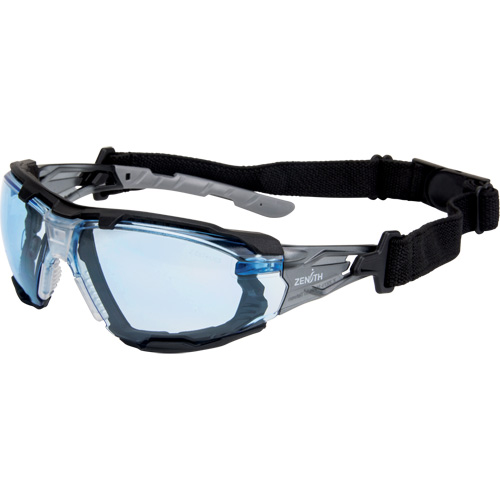 Z2900 Series Safety Glasses with Foam Gasket, Blue Lens, Anti-Scratch, ANSI Z87+/Meets/Exceeds CSA Z94.3 Superchem Industries