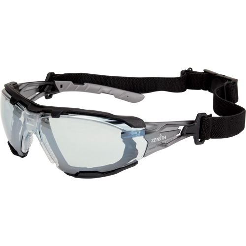 Z2900 Series Safety Glasses with Foam Gasket, Indoor/Outdoor Mirror Lens, Anti-Scratch, ANSI Z87+/Meets/Exceeds CSA Z94.3 Superchem Industries