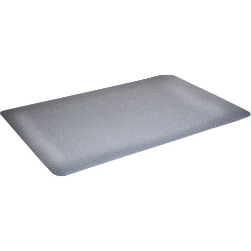 WD Foodmaster Anti-Microbial Mats, Smooth, 3' x 4' x 9/16", Grey, Nitrile/Rubber Superchem Industries