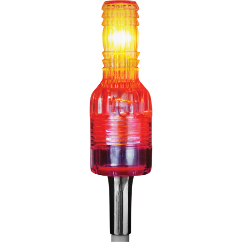 Tige de s&eacute;curit&eacute; avec lumi&egrave;re DEL haute visibilit&eacute; Safety Whip Superchem Industries