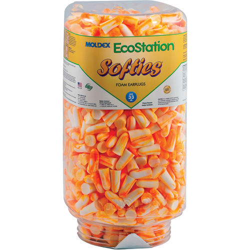 Recharge de bouchons d'oreilles Softies pour EcoStation , Vrac - Contenant Superchem Industries