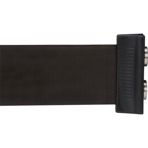 Cassette de ruban magn&eacute;tique pour barri&egrave;re de contr&ocirc;le des foules personnalis&eacute;e, 7', Ruban Noir Superchem Industries