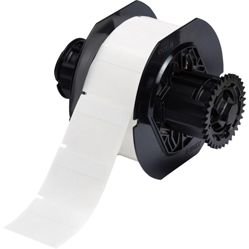 &eacute;tiquettes auto plastifiantes de s&eacute;rie B33, Vinyle, 1,75" lo x 1,5" h, Blanc Superchem Industries