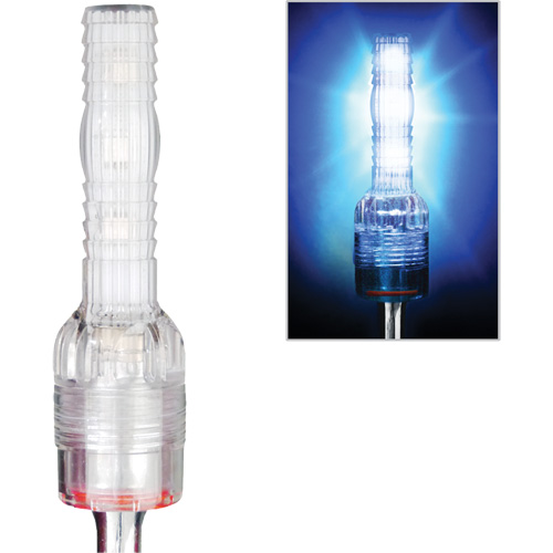 Tiges de s&eacute;curit&eacute; avec lumi&egrave;re DEL tr&egrave;s visibles Safety Whip Superchem Industries