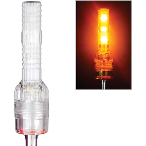 Tiges de s&eacute;curit&eacute; avec lumi&egrave;re DEL tr&egrave;s visibles Safety Whip Superchem Industries