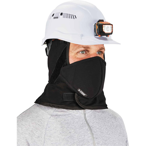 Doublure de casque de s&eacute;curit&eacute; d'hiver N-Ferno avec cache-bouche, Doublure en Molleton, Taille unique, Noir Superchem Industries