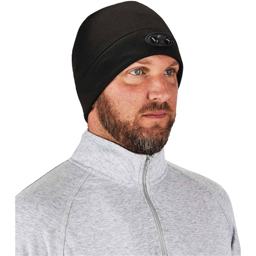 N-Ferno&reg; Skull Cap Beanie Hat with LED Lights, One Size, Orange Superchem Industries
