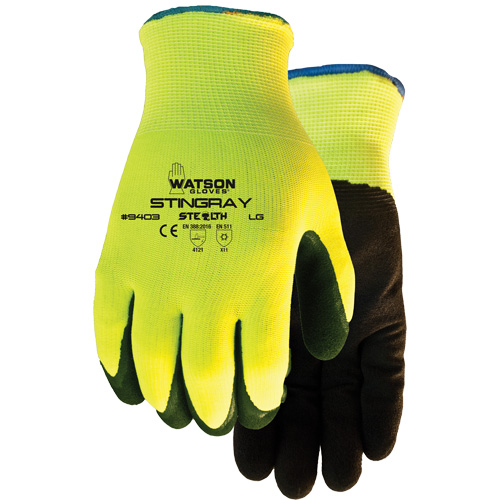 Gants isol&eacute;s Stealth Stingray, T-Grand, R&ecirc;vetement Nitrile, Calibre 13, Enveloppe en Polyester Superchem Industries