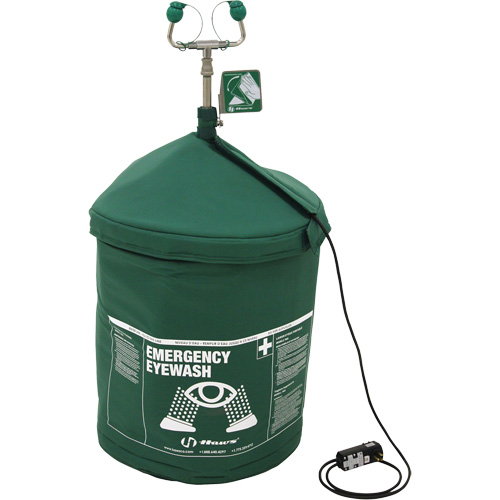 Douche oculaire d'urgence portative en mat&eacute;riau tremp&eacute;, Pressuris&eacute;, Capacit&eacute; 15 gal., Conformit&eacute; ANSI Z358.1 Superchem Industries